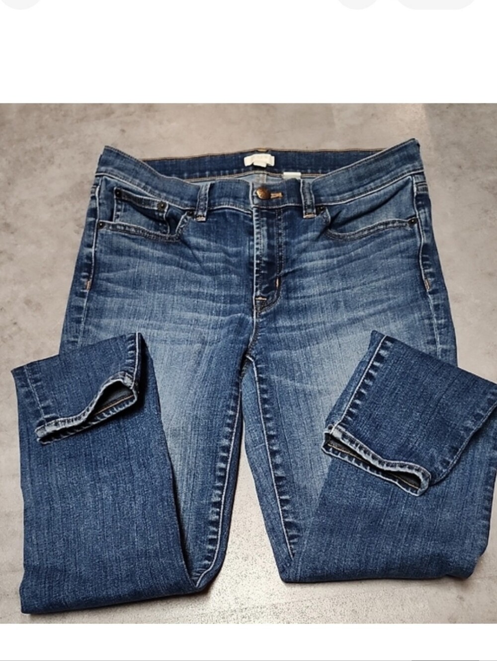 J.Crew Medium Wash Skinny Jeans Women’s 27 Stretch Denim Classic Fit